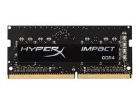 HyperX Impact - DDR4 - kit - 8 Go: 2 x 4 Go - SO DIMM 260 broches - 2400 MHz / PC4-19200 - CL14 - 1.2 V - mémoire sans tampon - non ECC HX424S14IBK2/8