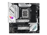 ASUS ROG STRIX B760-G GAMING WIFI D4 - Carte-mère - micro ATX - Socket LGA1700 - B760 Chipset - USB 3.2 Gen 1, USB 3.2 Gen 2, USB-C 3.2 Gen 2x2, USB-C 3.2 Gen 1 - 2.5 Gigabit LAN, Bluetooth, Wi-Fi - carte graphique embarquée (unité centrale requise) - audio HD (8 canaux) 90MB1DE0-M0EAY0