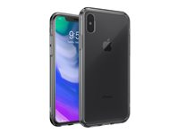 Zagg invisibleSHIELD Glass+ 360 - Boîtier de protection pour téléphone portable - polyuréthanne thermoplastique (TPU) - noir, transparent, clair - pour Apple iPhone XS 200101975