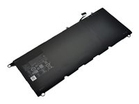 DLH - Batterie de portable (équivalent à : Dell 90V7W, Dell JHXPY, Dell JD25G, Dell 0DRRP, Dell 0N7T6, Dell 5K9CP, Dell DIN02, Dell RWT1R) - Lithium Ion - 4 cellules - 7500 mAh - 56 Wh - pour Dell XPS 13 (9343), 13 9350 DWXL3333-B052Y2