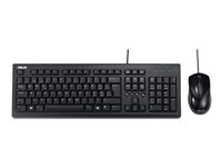 ASUS U2000 - Ensemble clavier et souris - USB - noir 90-XB1000KM000P0-