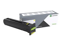 Lexmark - À rendement élevé - jaune - original - cartouche de toner LCCP - pour Lexmark CX860de, CX860dte, CX860dte with Asset Tag, CX860dtfe 82K0U40