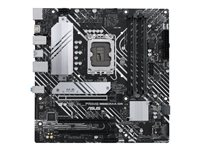 ASUS PRIME B660M-A D4 - Carte-mère - micro ATX - Socket LGA1700 - B660 Chipset - USB-C Gen1, USB 3.2 Gen 1, USB 3.2 Gen 2 - Gigabit LAN - carte graphique embarquée (unité centrale requise) - audio HD (8 canaux) 90MB19K0-M0EAY0